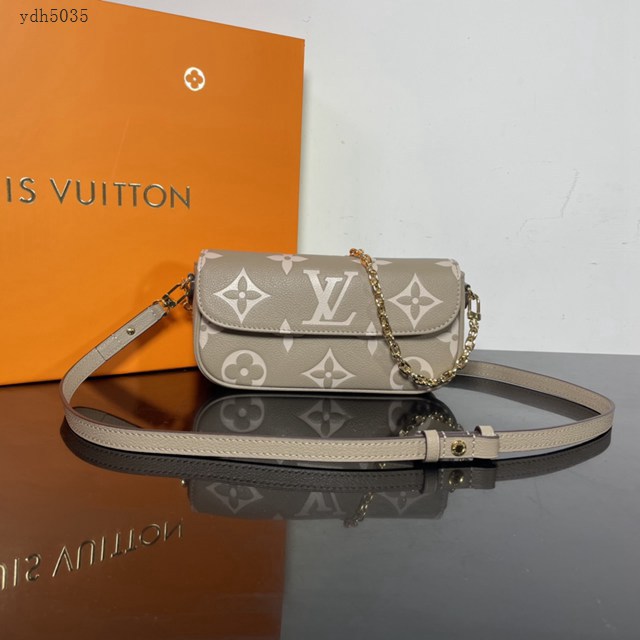 Lv路易威登2023專櫃新款Wallet on Chain Ivy手袋 LV手提肩背斜挎包 M82210 M82211 M82154 ydh5035