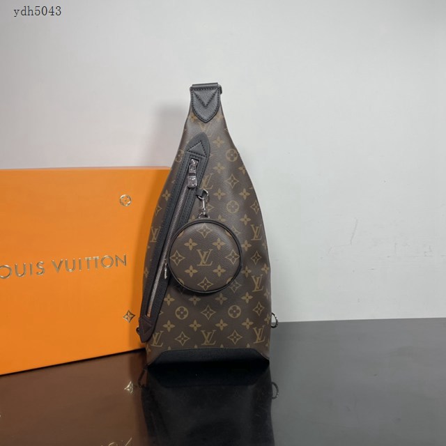 Lv路易威登2023專櫃新款Duo單肩包 LV老花男士胸包挎包 M30936 ydh5043