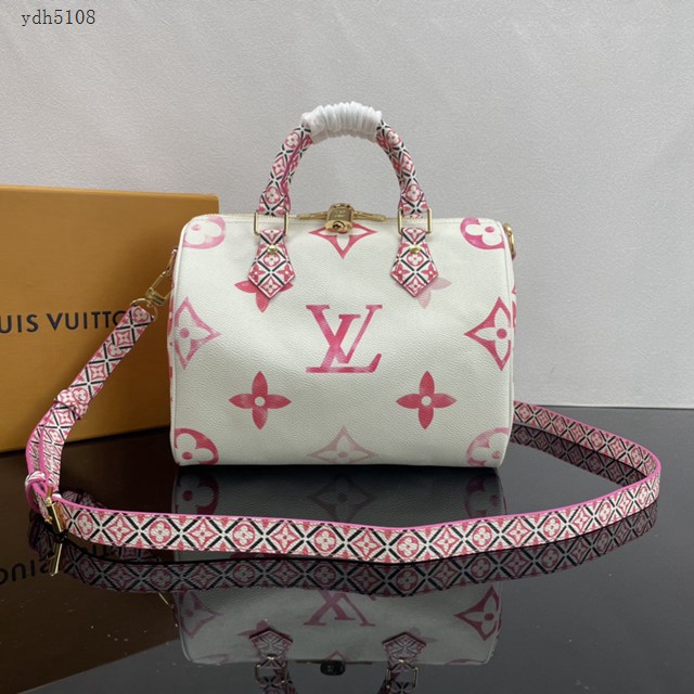 Lv路易威登2023專櫃新款Speedy Bandoulière25手袋 LV手提肩背女包 M22987 M23073 ydh5108