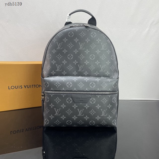 Lv路易威登2023專櫃新款Discovery小號雙肩包 LV黑花男士雙肩後背包 M22558 ydh5139