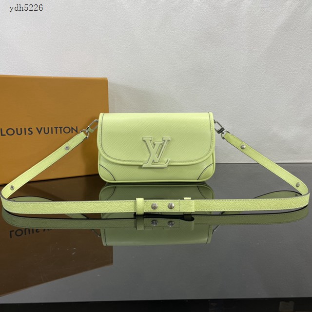 Lv路易威登2023專櫃新款Buci手袋 LV水波紋單肩斜挎女包 M22960 ydh5226