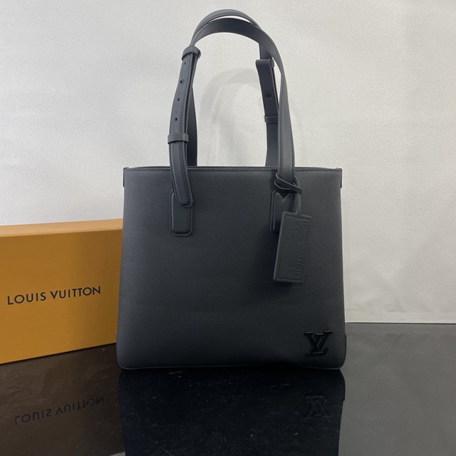 LV路易威登2023专柜新款M22481 Tote Aerogram公文手袋 男士商务简约Fastline手提包 ydh5451
