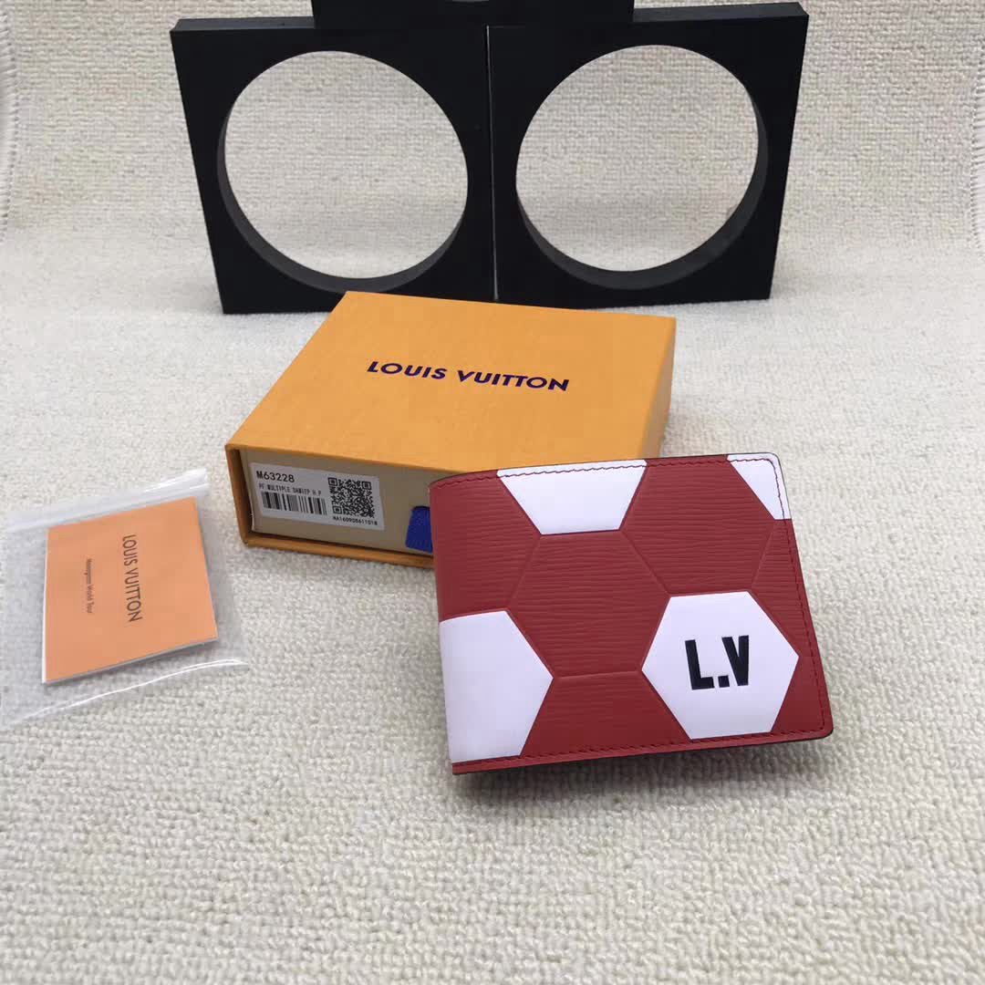 路易威登LV頂級原單 M63228專櫃貨2018足球世界盃系列錢夾 ZY1116