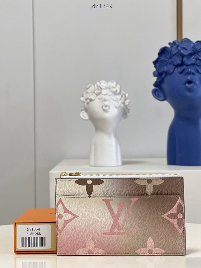 LV專櫃2023新款Spring in the City系列Slim Purse手拿包 M81354 路易威登漸變色彩手包 dn1349