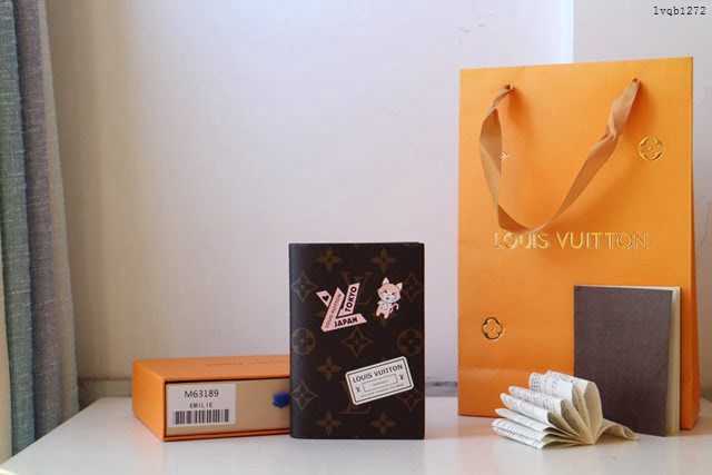 lv護照夾 M64411 櫻花護照夾 lv老花護照套  lvqb1272