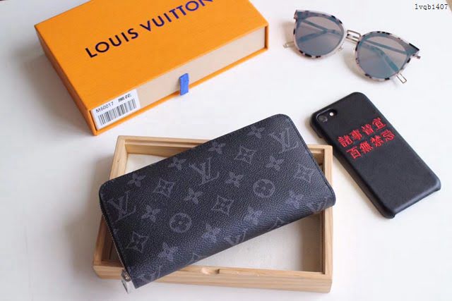 lv錢包 M60017 Zippy大號錢夾 lv男士拉鏈長錢包  lvqb1407