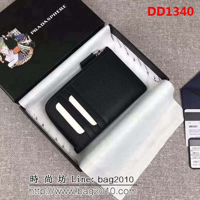 PRADA普拉達 官網同步 2018最新摩登態度系列 男士卡片夾 2MC021 DD1340