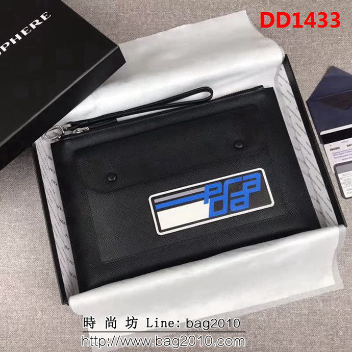 PRADA普拉達 官網同步 限量版 最新摩登態度系列 十字紋牛皮手包 2NG005 DD1433