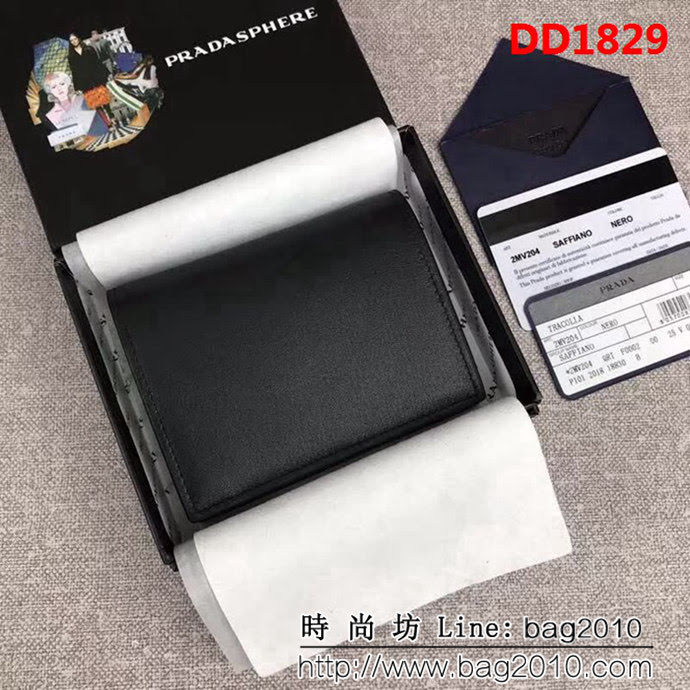 PRADA普拉達 官網同步 最新款 女士印花皮革錢夾 1MV204 DD1829