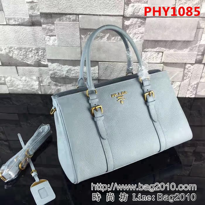 普拉達PRADA原單 2966原單荔枝紋義大利最新版手提肩背包 PHY1085