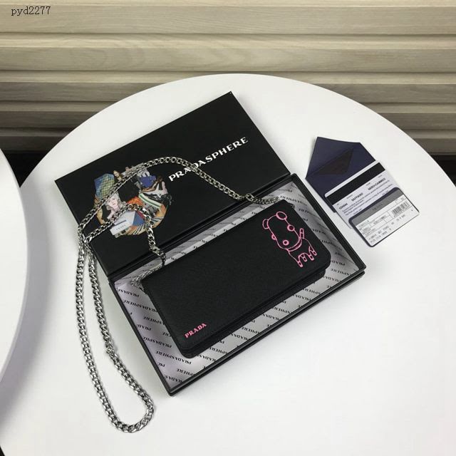 prada鏈條女包 普拉達最新聖誕限量款系列 1DH044 PRADA女士迷你單肩包  pyd2277