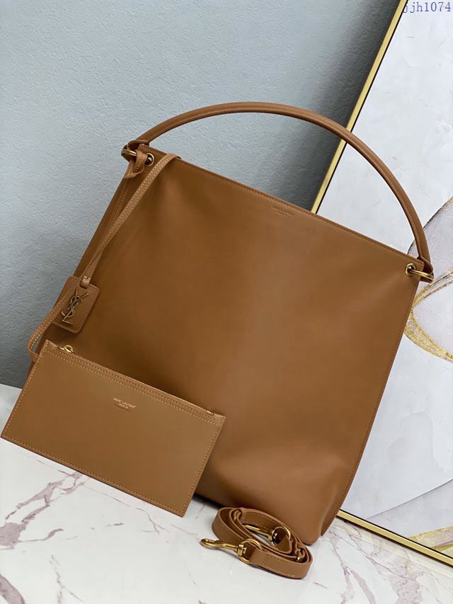 YSL爆款女士包包 聖羅蘭經典款HOBO TAG手袋 YSL手提肩背斜挎包 635266  jjh1074