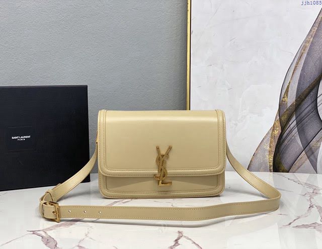 YSL爆款女士包包 聖羅蘭經典款MONOGRAM金屬旋扣大號郵差包 YSL肩背斜挎包 634305  jjh1085