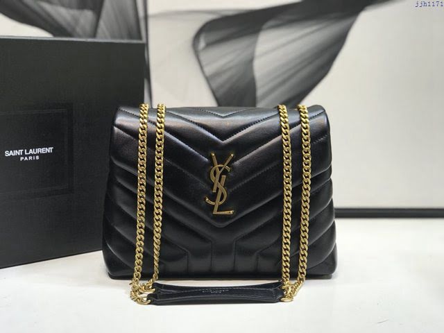 YSL爆款女士包包 聖羅蘭經典款LouLou Y中號形挎包 YSL肩背斜挎包 464676  jjh1171