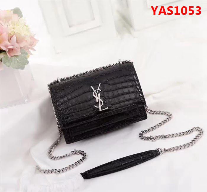 YSL聖羅蘭 頂級原版 最新迷你款 鱷魚紋鏈條小包 452157E YAS1053