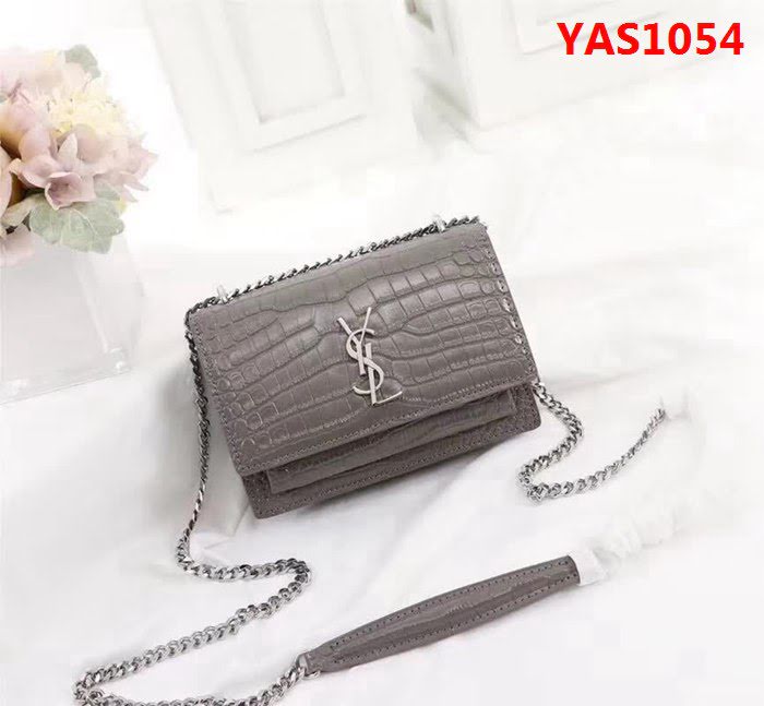 YSL聖羅蘭 頂級原版 最新迷你款 鱷魚紋鏈條小包 452157E YAS1054