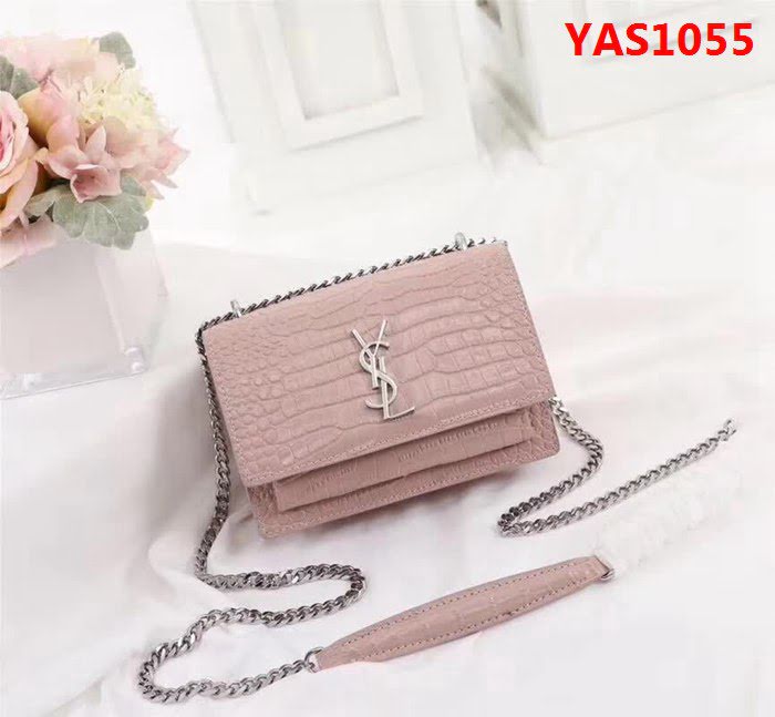 YSL聖羅蘭 頂級原版 最新迷你款 鱷魚紋鏈條小包 452157E YAS1055