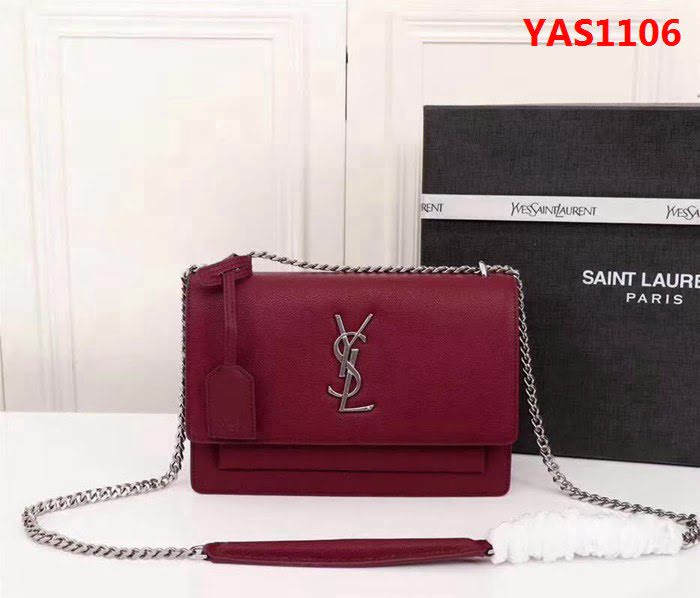YSL聖羅蘭 爆款出擊 王子文同款原版牛皮SAINT LAURENT 前翻蓋手袋 可肩背斜挎 26606 YAS1106