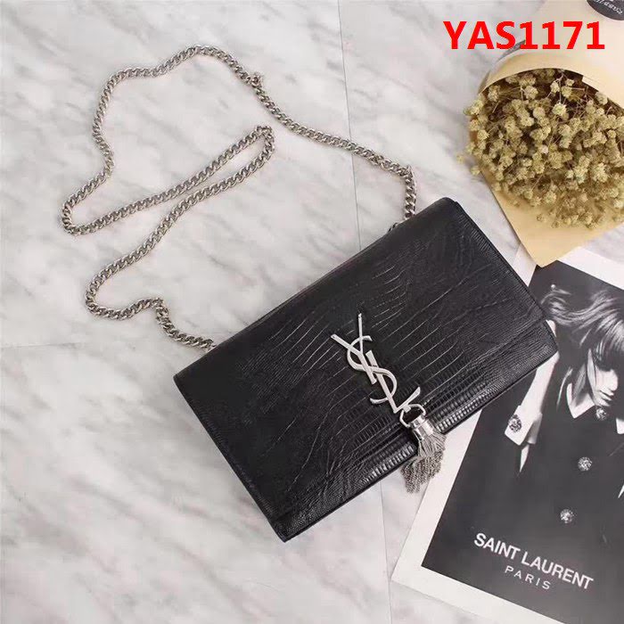 YSL聖羅蘭 專櫃品質 蜥蜴紋牛皮鏈條挎包 26814 YAS1171