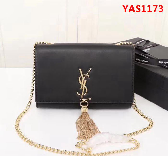 YSL聖羅蘭 經典款 原版南非牛皮 原版五金 鏈條斜挎包 311227 YAS1173