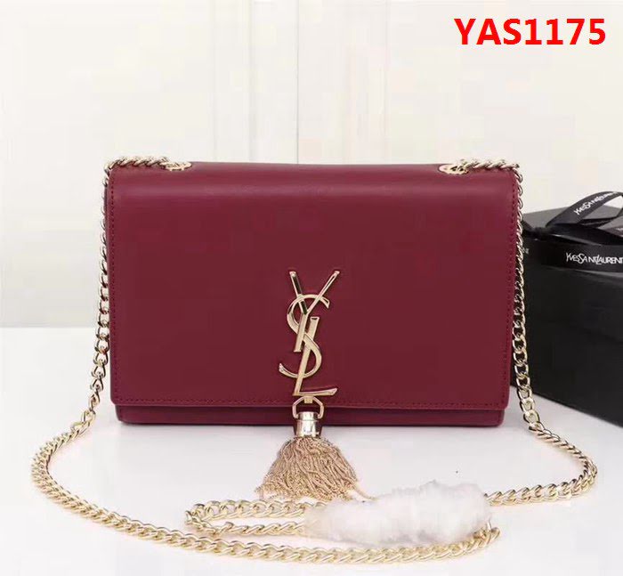 YSL聖羅蘭 經典款 原版南非牛皮 原版五金 鏈條斜挎包 311227 YAS1175