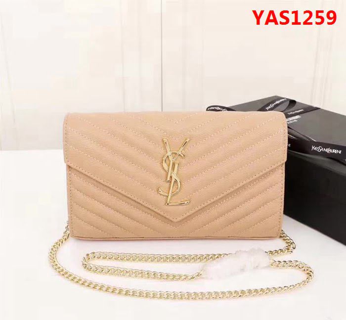 YSL聖羅蘭 爆款 魚子醬牛皮鏈條小包 可當手包用 26801 YAS1259