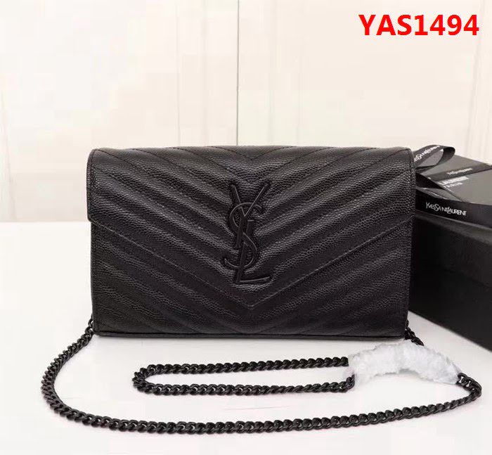 YSL聖羅蘭 爆款 魚子醬牛皮鏈條小包 可當手包用 26801 YAS1494