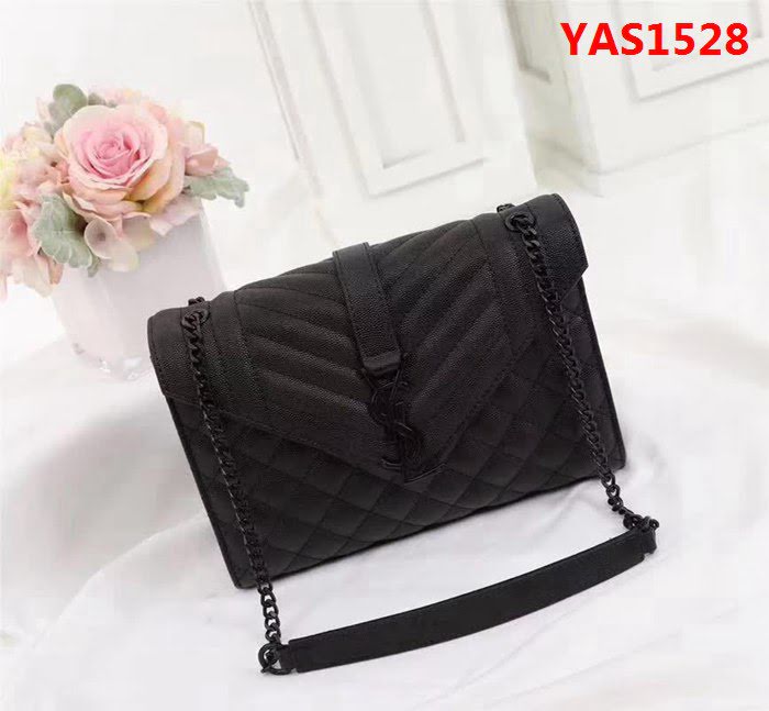 YSL聖羅蘭 爆款 魚子醬紋牛皮鏈條單肩斜挎包 26808-1 YAS1528