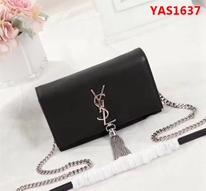 YSL聖羅蘭 爆款 原廠牛皮單肩斜挎鏈條包 26817 YAS1637