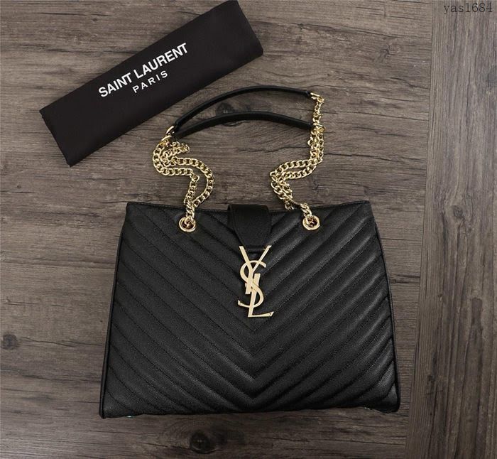 YSL女包 經典聖羅蘭鏈條包 原版南非皮 聖羅蘭女肩背包  yas1684