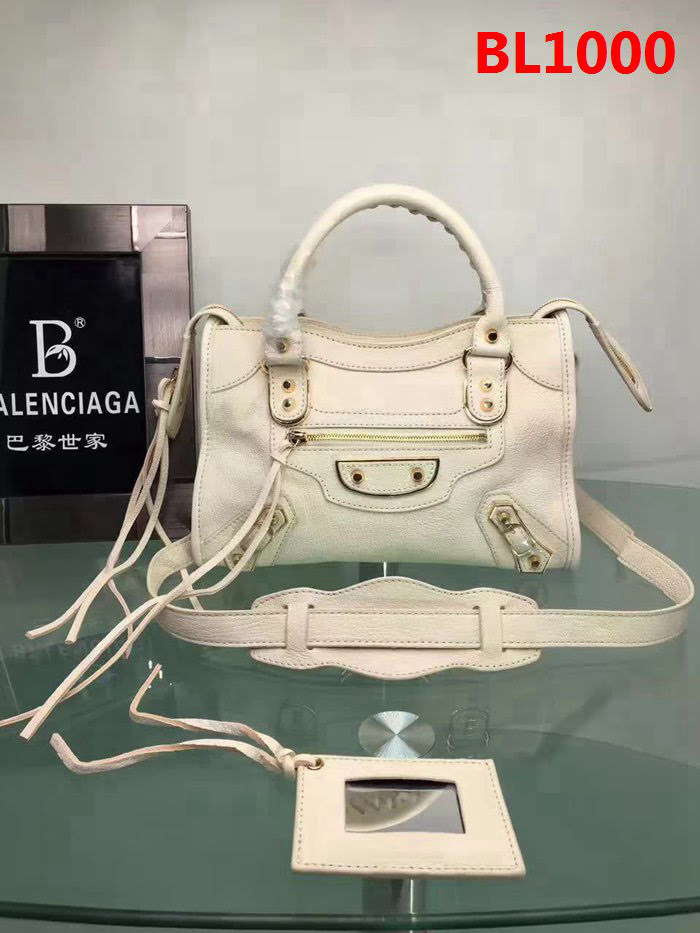 BALENCIAG巴黎世家 頂級原版皮 山羊皮 手提斜挎包  BL1000