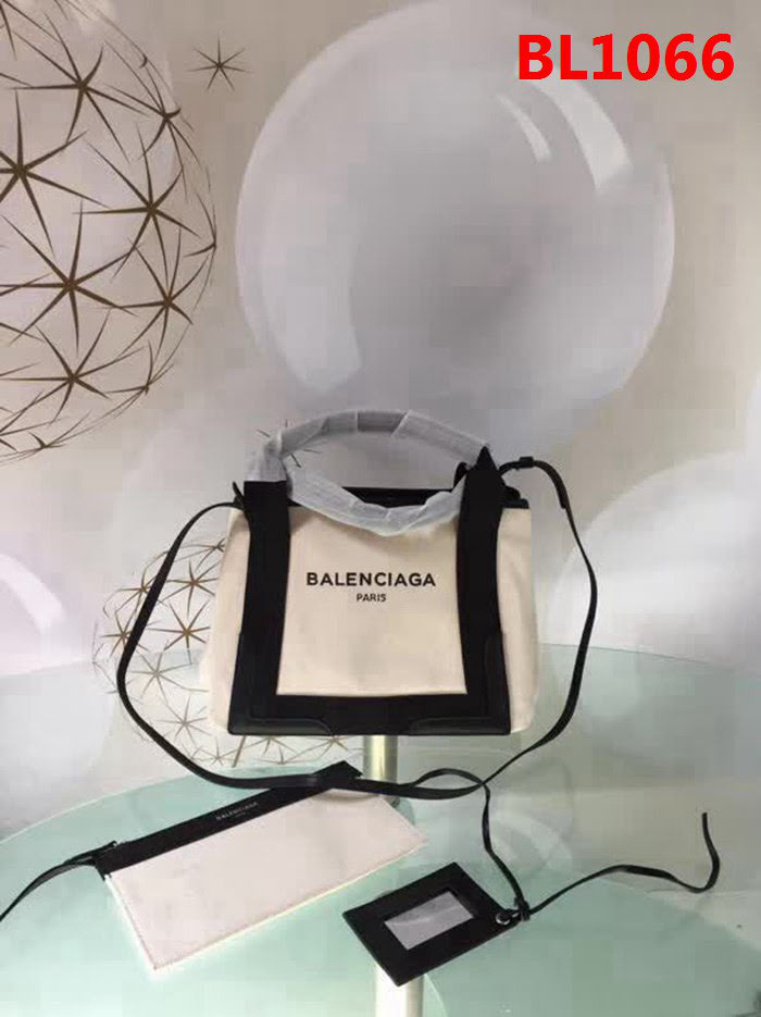 BALENCIAG巴黎世家 17春夏新款 NAVY CABAS 子母購物袋 進口耐磨棉質帆布  BL1066
