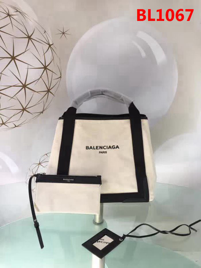 BALENCIAG巴黎世家 17春夏新款 NAVY CABAS 子母購物袋 進口耐磨棉質帆布  BL1067