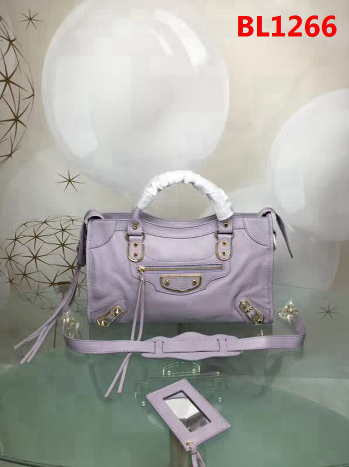 BALENCIAG巴黎世家 原版義大利進口山羊皮 小金釘 可單肩斜挎  BL1266