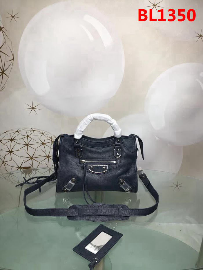 BALENCIAG巴黎世家 機車包 山羊皮銀邊款 原單品質 經典代表作機車包 手提肩背斜挎包  BL1350