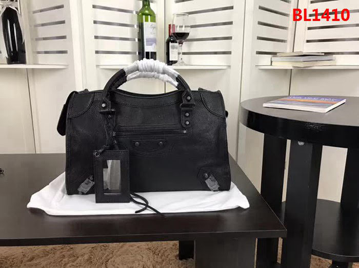 BALENCIAG巴黎世家 原單品質 經典機車 山羊皮黑釘款 手提肩背斜挎包  BL1410