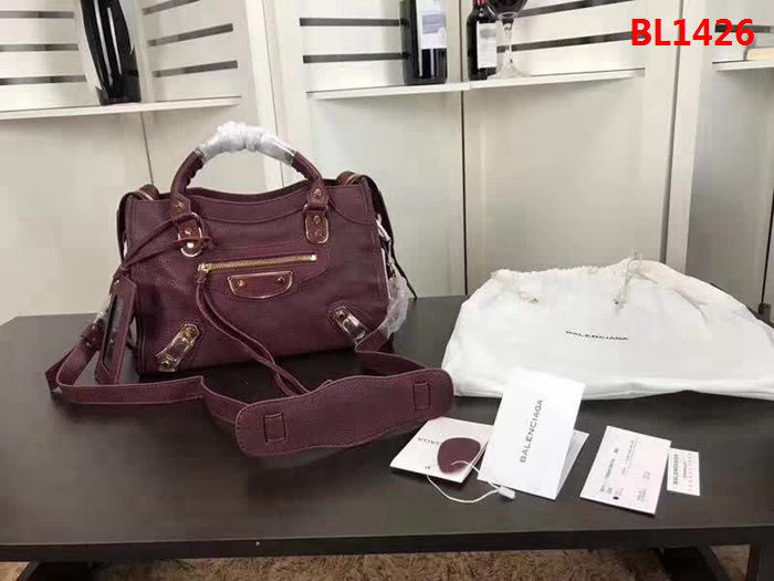 BALENCIAG巴黎世家 經典機車 原版 山羊皮包邊五金款 手提肩背斜挎包  BL1426
