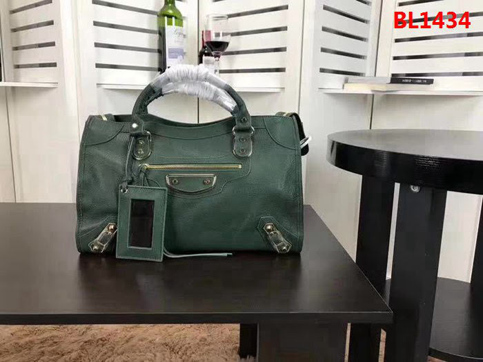 BALENCIAG巴黎世家 經典機車 原版山羊皮 包邊五金款 手提肩背斜挎包  BL1434