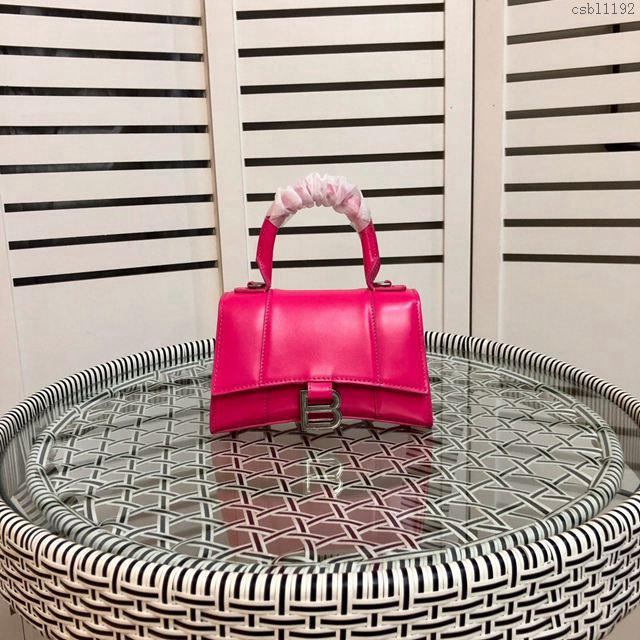 Balenciaga女包 巴黎世家新款中號鱷魚紋沙漏包 巴黎世家牛皮爆款手提包  csbl1192