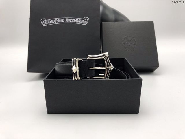 chrome hearts皮帶 克羅心男士腰帶 克羅心魚骨皮帶  gjc1590
