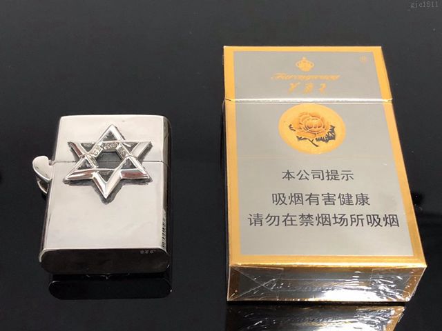 chrome hearts打火機 克羅心六芒星打火機 s925銀材質 克羅心打火機  gjc1611