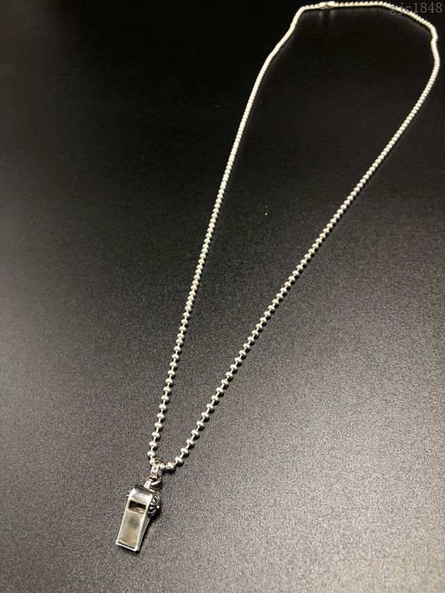 chrome hearts項鏈 克羅心帶鑽小十字項鏈 奢侈品界銀飾品牌 925銀項鏈  gjc1848