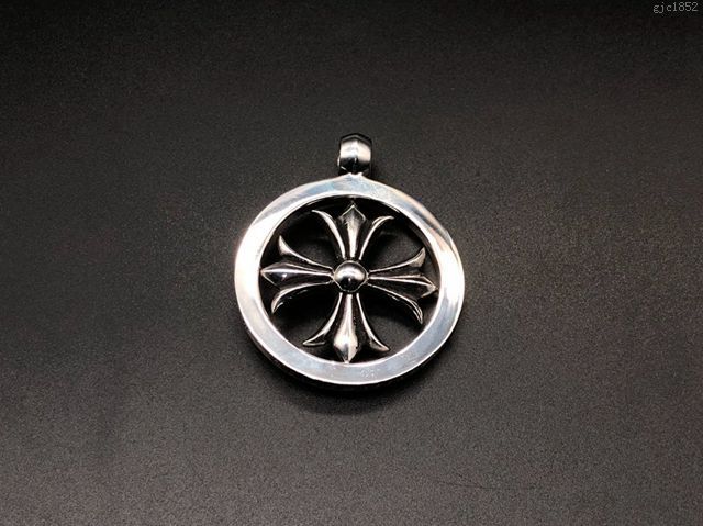 chrome hearts銀飾 克羅心十字風車吊墜 克羅心銀飾品 925銀首飾  gjc1852