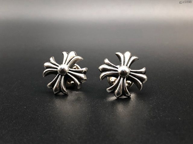 chrome hearts銀飾 克羅心大十字花胸針 胸花別針 克羅心925銀別針  gjc1898