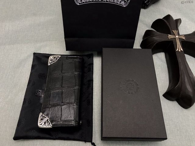 chrome hearts包 克羅心鱷魚皮錢包 克羅心鱷魚錢夾  gjc1931