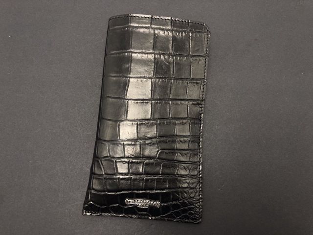 chrome hearts包 克羅心鱷魚皮包 克羅心手機套包  gjc1936