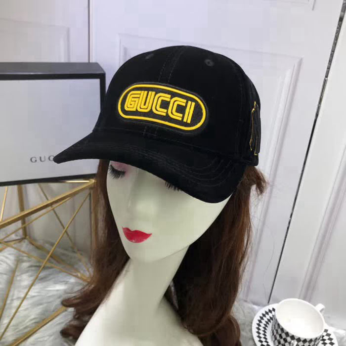 GUCCI古馳 爆款 NY聯名GUCCI古奇專櫃款經典絲絨棒球帽 6881907 LLWJ5793