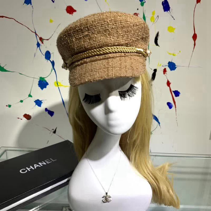 CHANEL香奈兒 2018秋冬小香風火爆經典款 時尚八角帽 百搭英倫軍帽 LLWJ6297
