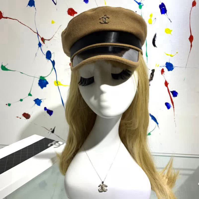 CHANEL香奈兒 官網走秀款 原版最新經典時尚百搭軍帽 LLWJ6305