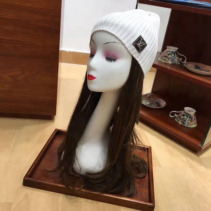路易威登LV 新款 原單羊毛帽子圍巾套裝 情侶款 男女同款 LLWJ6439